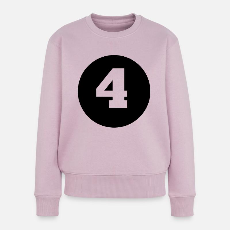4c - Frauen Premium Bio Pullover - Altrosa