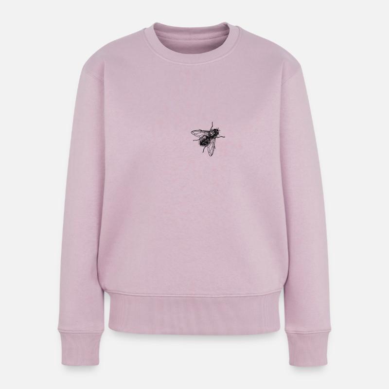fliege - Frauen Premium Bio Pullover - Altrosa