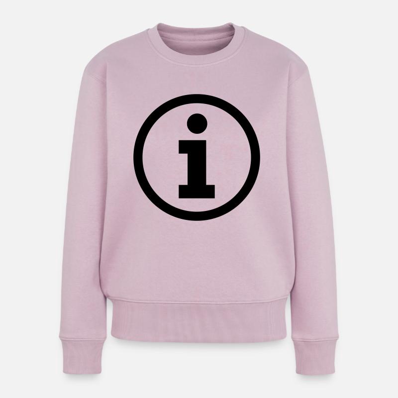 info - Frauen Premium Bio Pullover - Altrosa