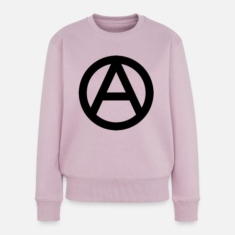 Anarchy - Frauen Premium Bio Pullover - Altrosa