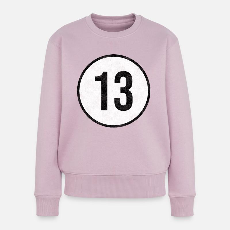 13 - Frauen Premium Bio Pullover - Altrosa