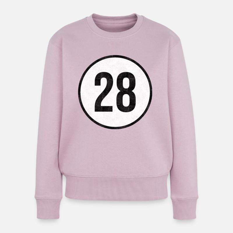 28 - Frauen Premium Bio Pullover - Altrosa