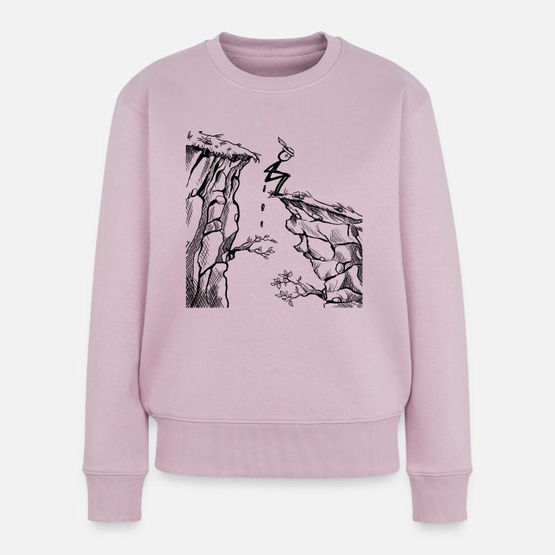 Österreich - Frauen Premium Bio Pullover - Altrosa