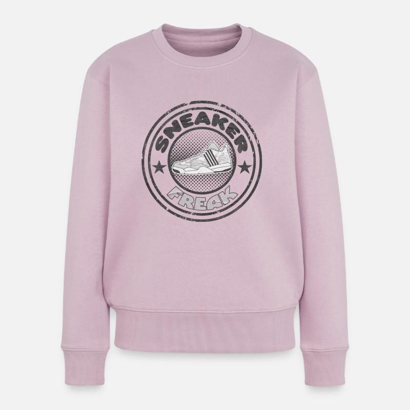 Sneaker Freak GRUNGE - Frauen Premium Bio Pullover - Altrosa