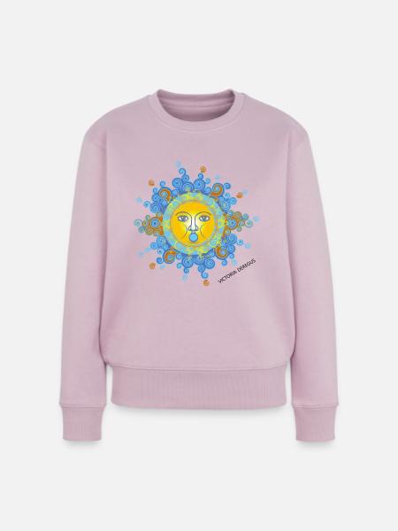 Wintersonnenwende 02 - Frauen Premium Bio Pullover - Altrosa