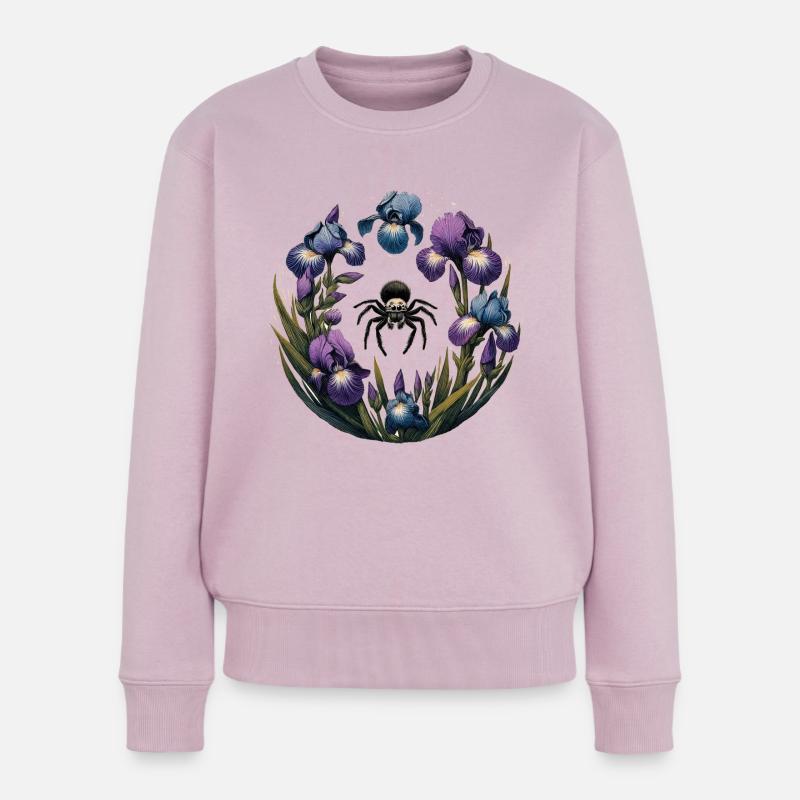 Springspinne - Frauen Premium Bio Pullover - Altrosa