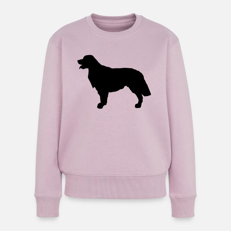 Golden Retriever - Pull Premium bio Femme - rose poudré