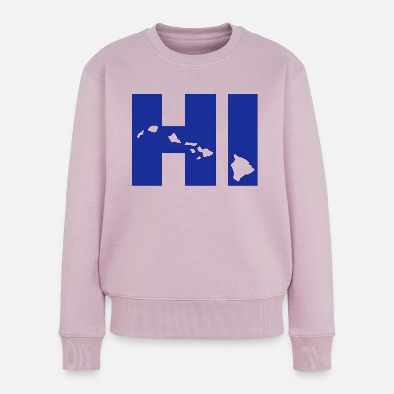 Hawaii - Frauen Premium Bio Pullover - Altrosa