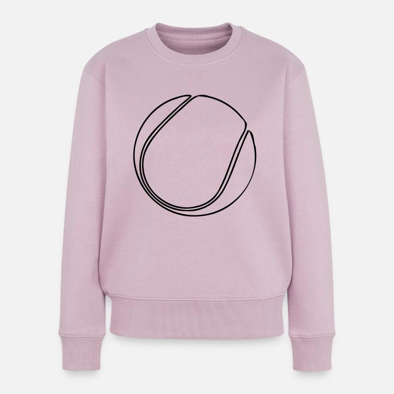 Tennisball - Frauen Premium Bio Pullover - Altrosa