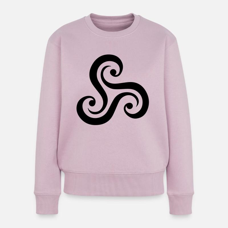 TRISKELL - Pull Premium bio Femme - rose poudré