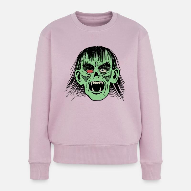 Zombie - Frauen Premium Bio Pullover - Altrosa