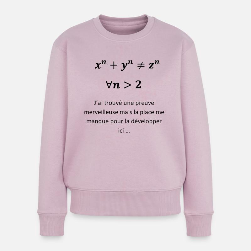 fermat - Frauen Premium Bio Pullover - Altrosa