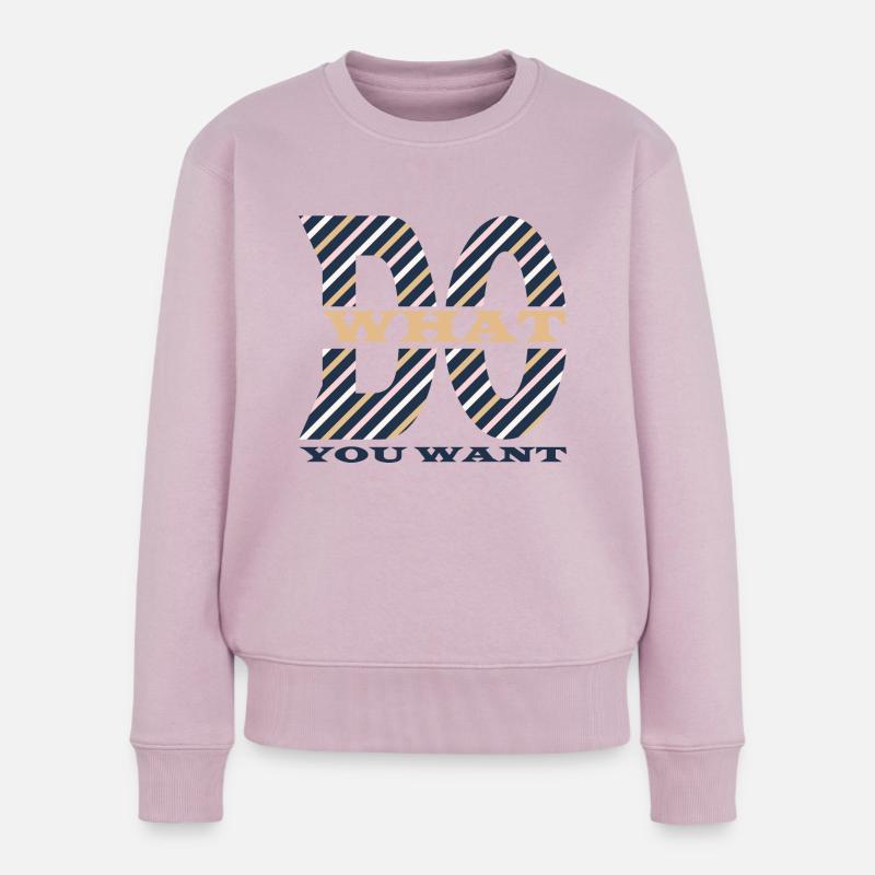 Mach, was du willst - Frauen Premium Bio Pullover - Altrosa