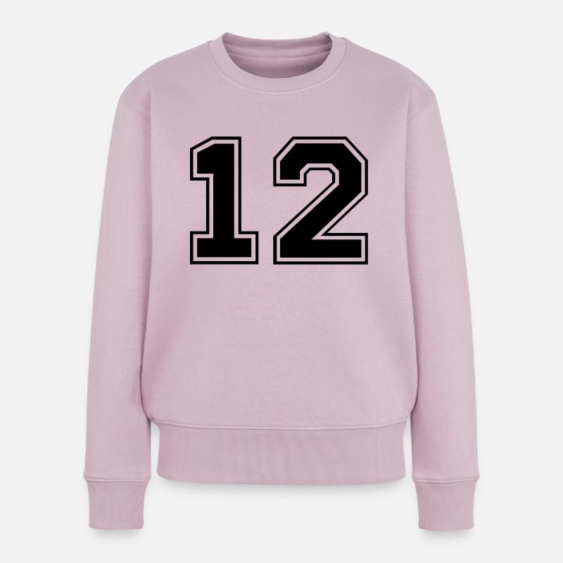 12 - Frauen Premium Bio Pullover - Altrosa