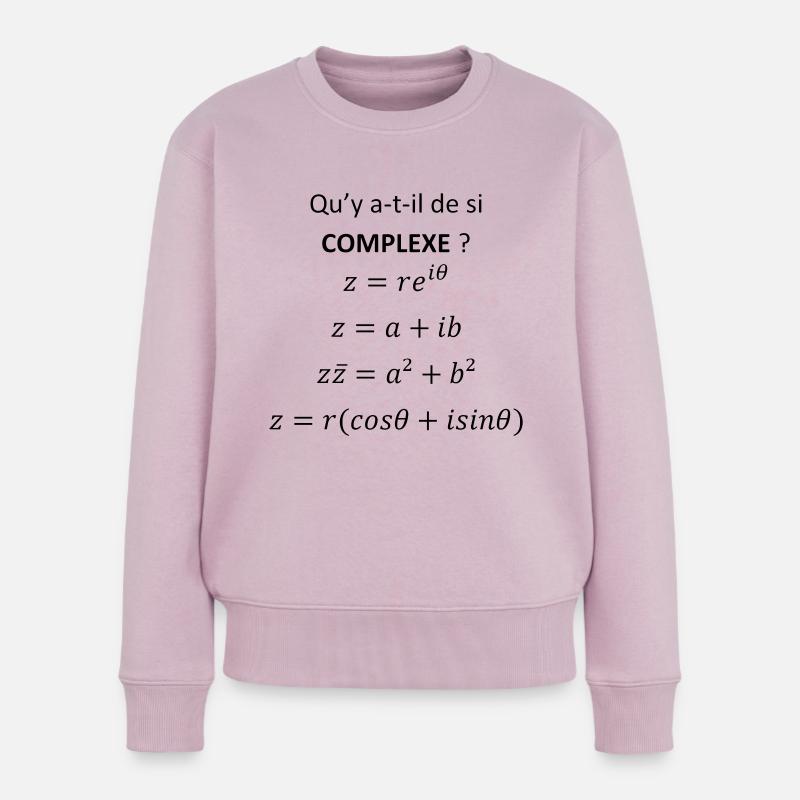 Komplexe Zahlen - Frauen Premium Bio Pullover - Altrosa
