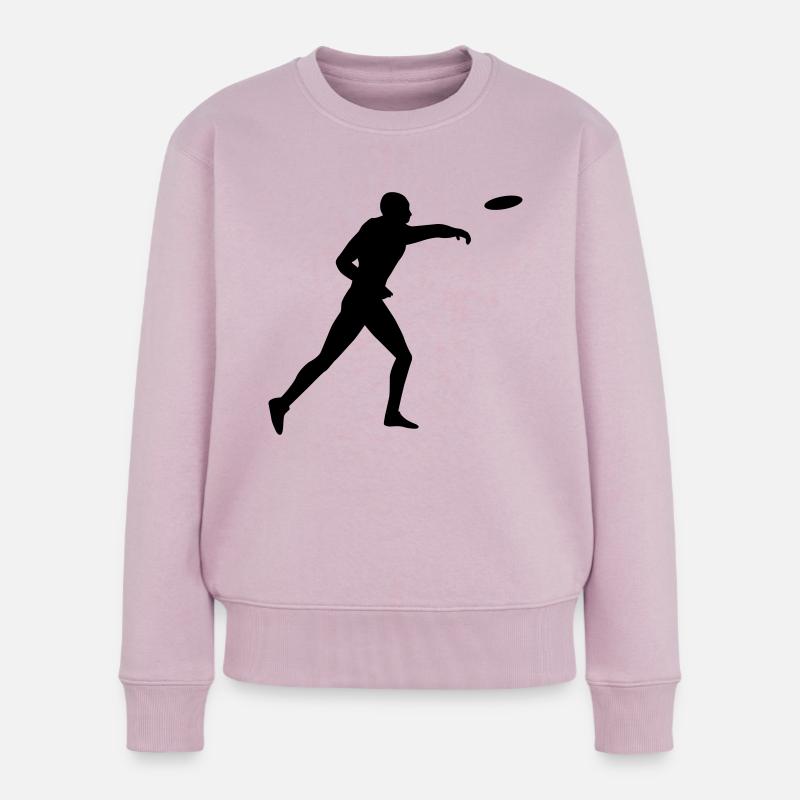 diskus - Frauen Premium Bio Pullover - Altrosa