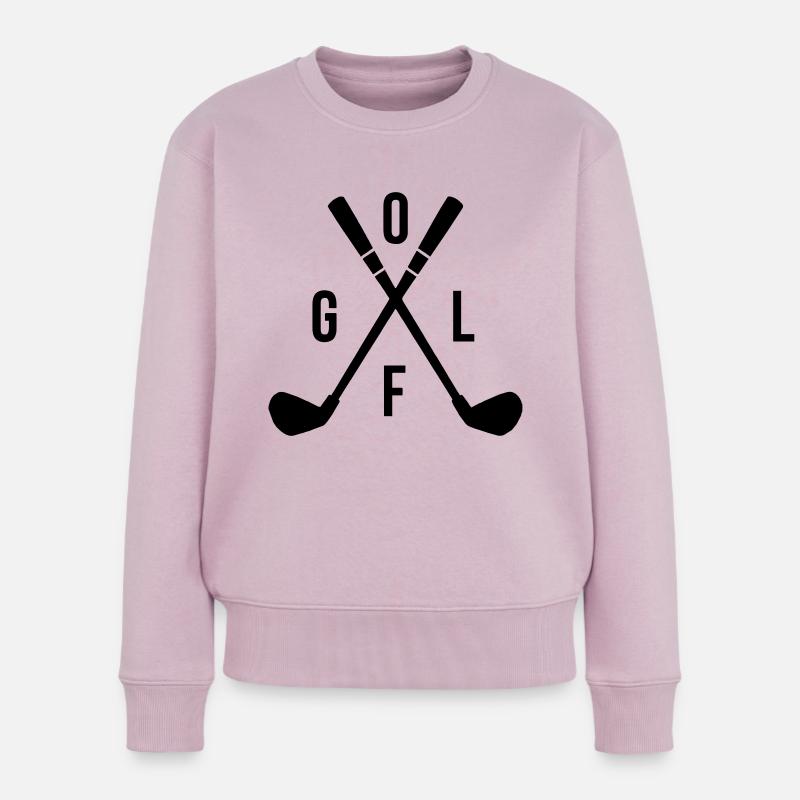 golf - Frauen Premium Bio Pullover - Altrosa