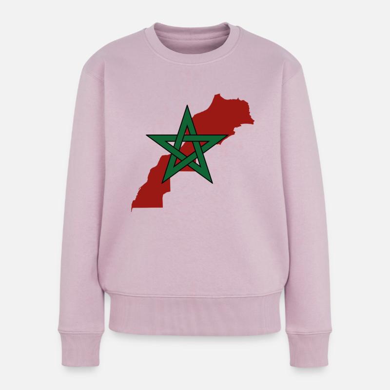 Marokko - Frauen Premium Bio Pullover - Altrosa