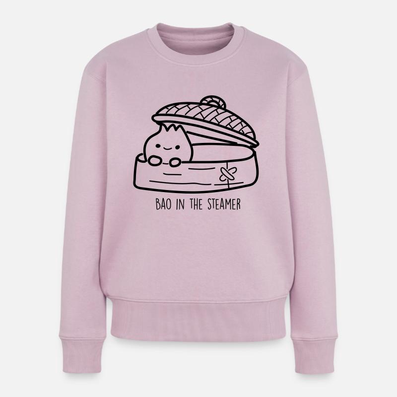 Bao - Frauen Premium Bio Pullover - Altrosa