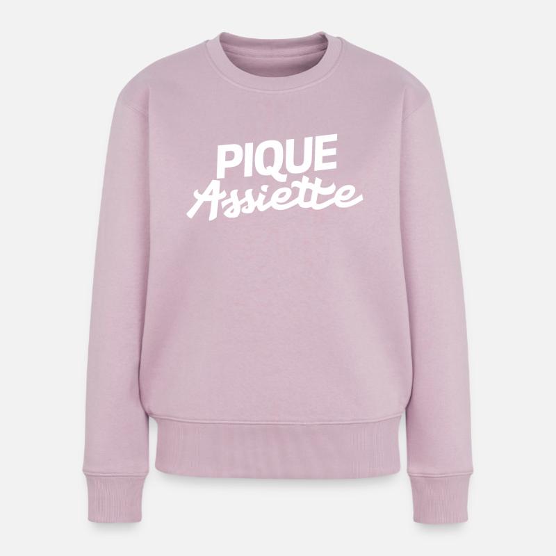 Pique assiette - Pull Premium bio Femme - rose poudré