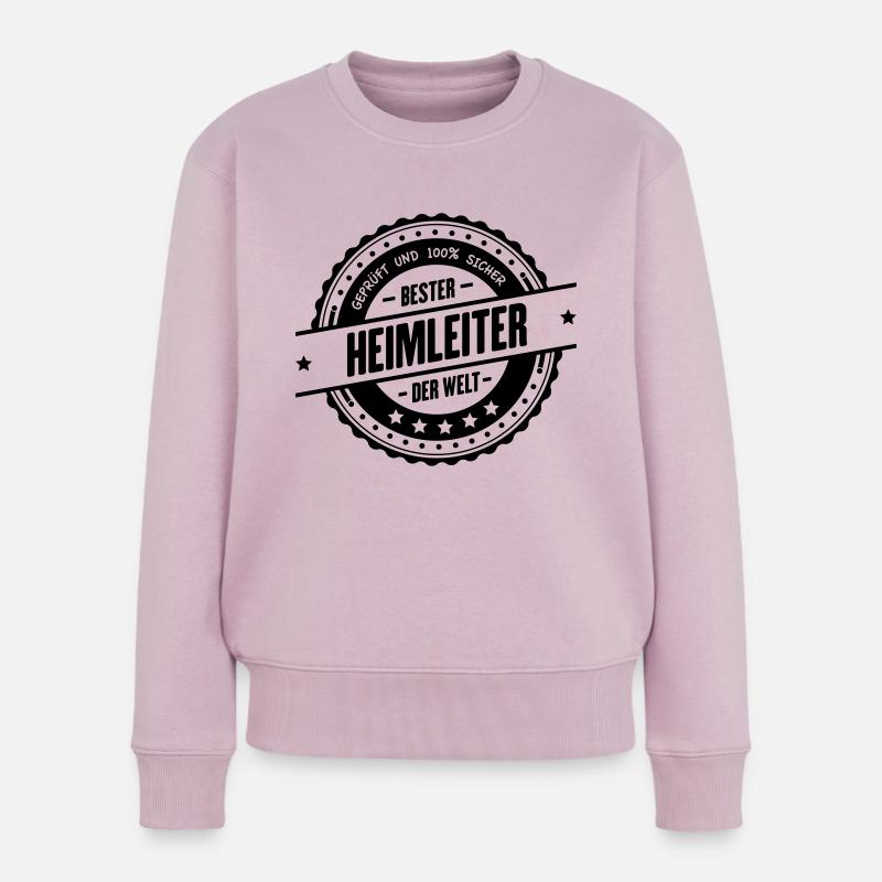 Bester Heimleiter - Frauen Premium Bio Pullover - Altrosa
