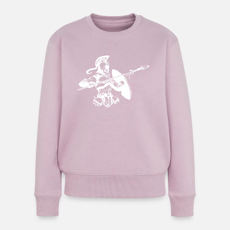Spartan - Frauen Premium Bio Pullover - Altrosa