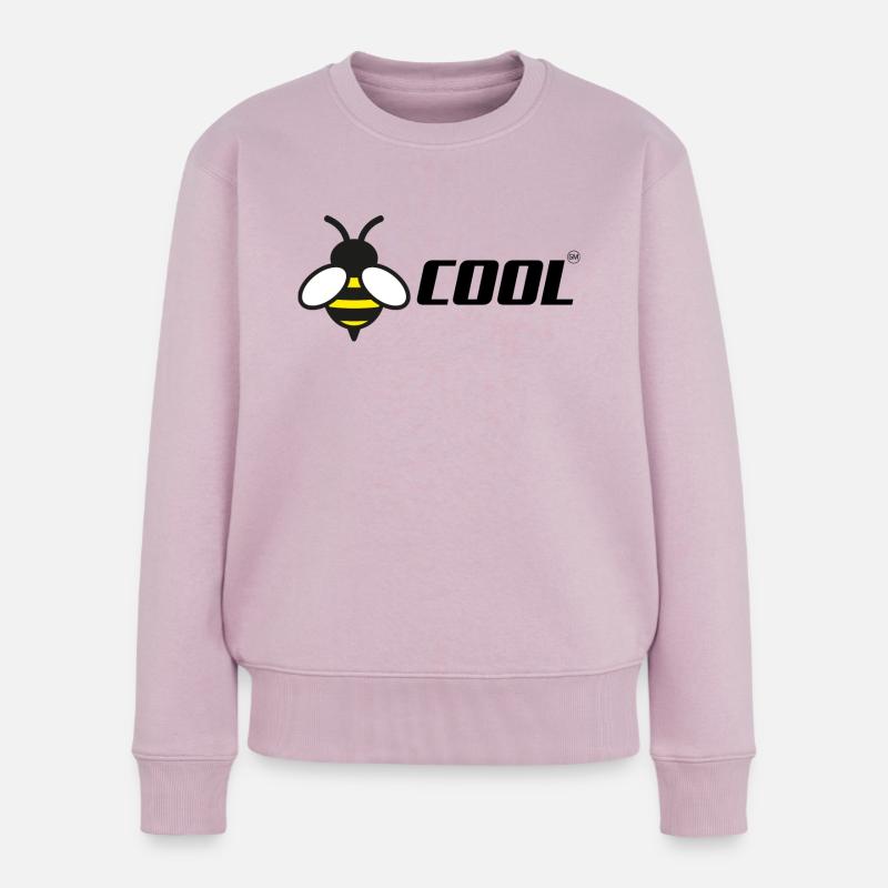 Bee Cool - Frauen Premium Bio Pullover - Altrosa