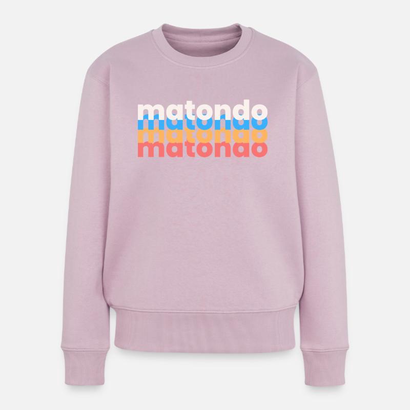 Mantondo - Frauen Premium Bio Pullover - Altrosa