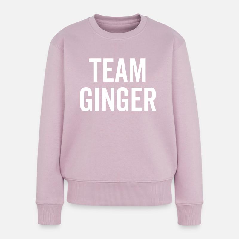 Équipe Ginger - Pull Premium bio Femme - rose poudré
