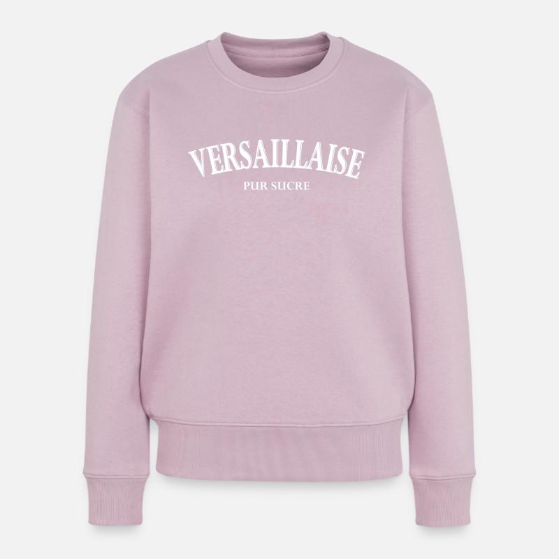 Versaillaise pur sucre - Pull Premium bio Femme - rose poudré