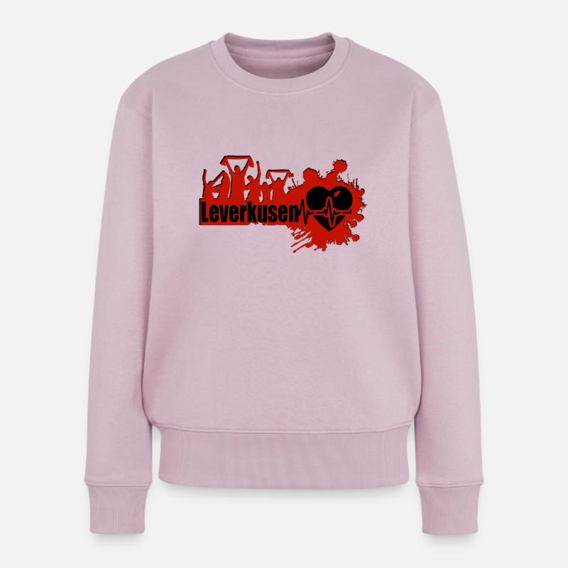 Leverkusen Fan - Frauen Premium Bio Pullover - Altrosa
