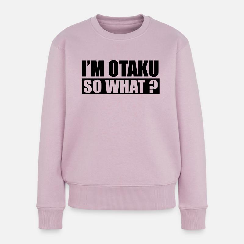 otaku - Pull Premium bio Femme - rose poudré
