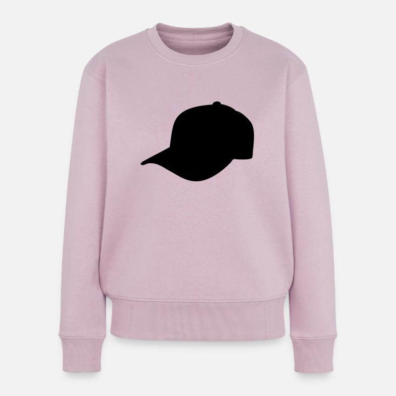 basecap schwarz links - Frauen Premium Bio Pullover - Altrosa