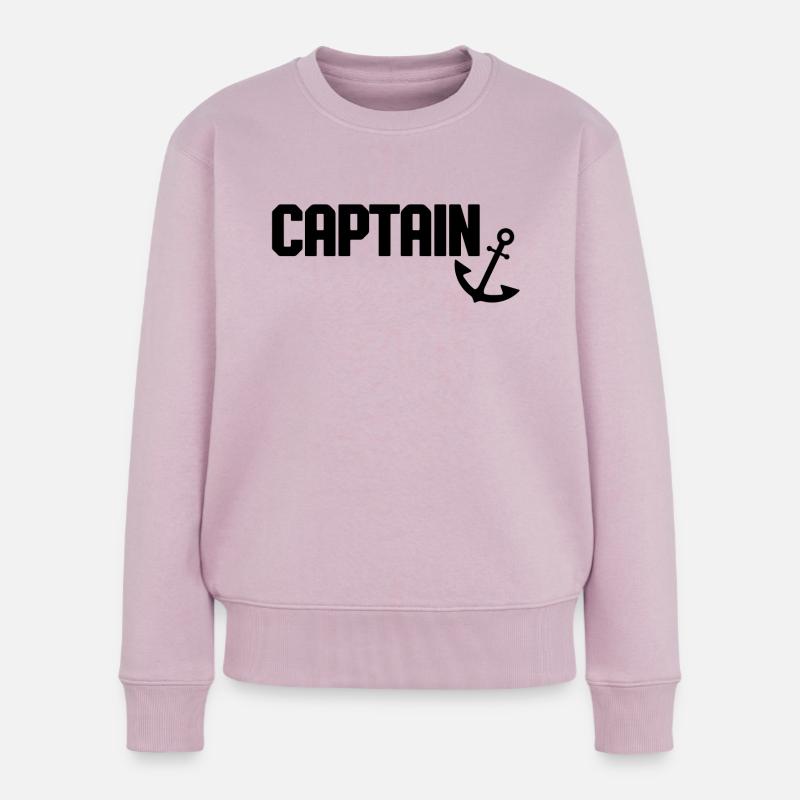 Captain Anker - Frauen Premium Bio Pullover - Altrosa