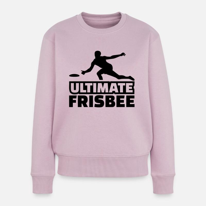 Frisbee - Frauen Premium Bio Pullover - Altrosa
