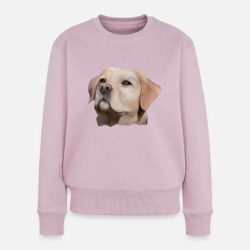 Labrador - Frauen Premium Bio Pullover - Altrosa