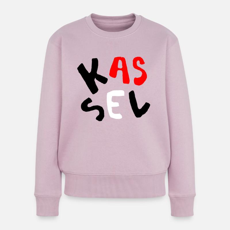 Kassel Kunst - Frauen Premium Bio Pullover - Altrosa