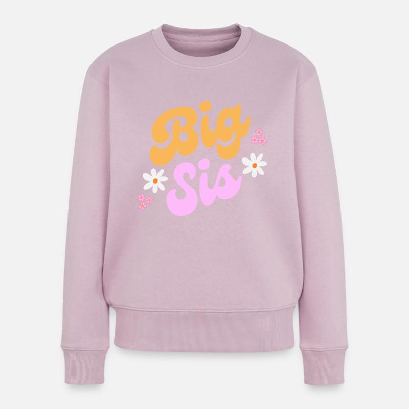 Big Sis - Frauen Premium Bio Pullover - Altrosa
