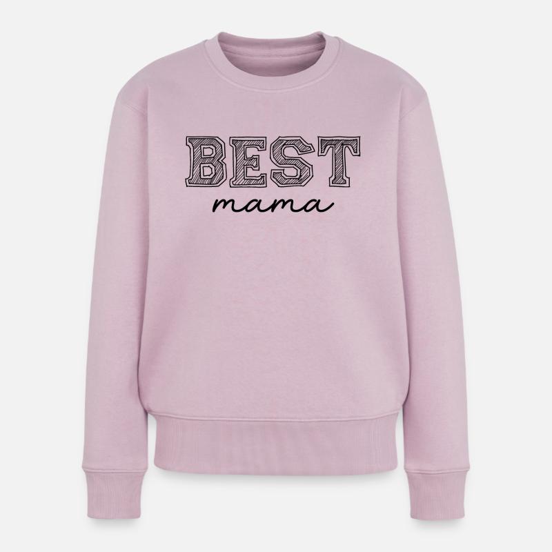 Beste Mama - Frauen Premium Bio Pullover - Altrosa