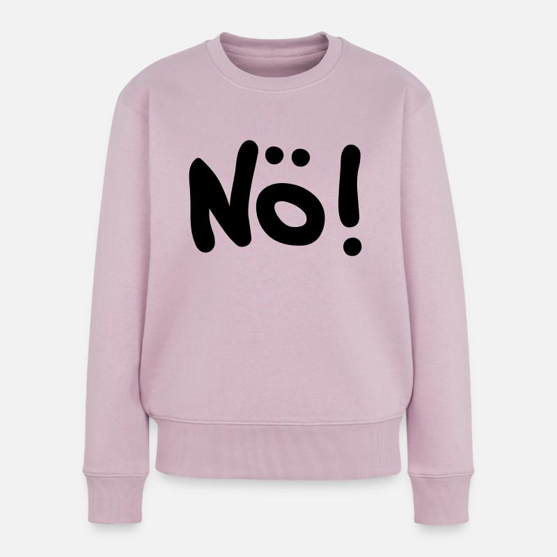 Nö! - Frauen Premium Bio Pullover - Altrosa