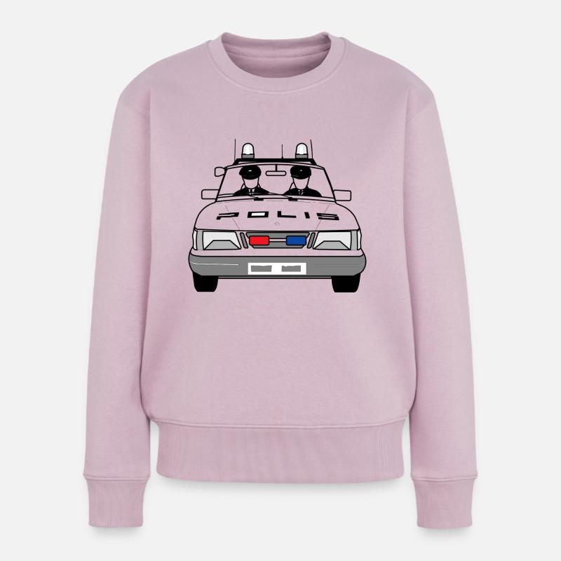 Polizei - Frauen Premium Bio Pullover - Altrosa