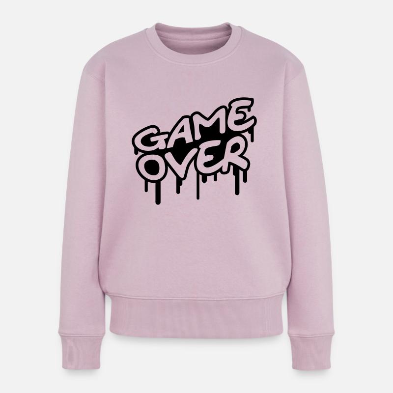 Game Over - Frauen Premium Bio Pullover - Altrosa