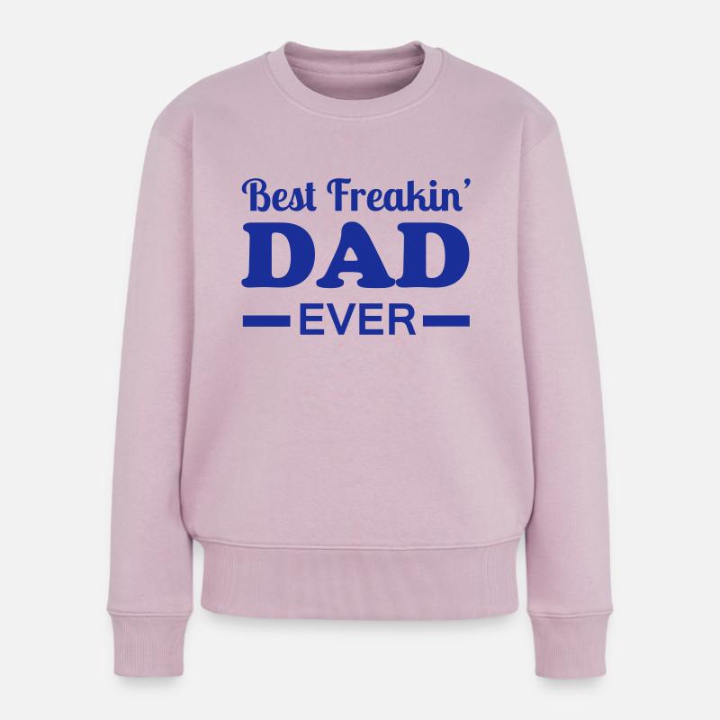 Dad - Frauen Premium Bio Pullover - Altrosa