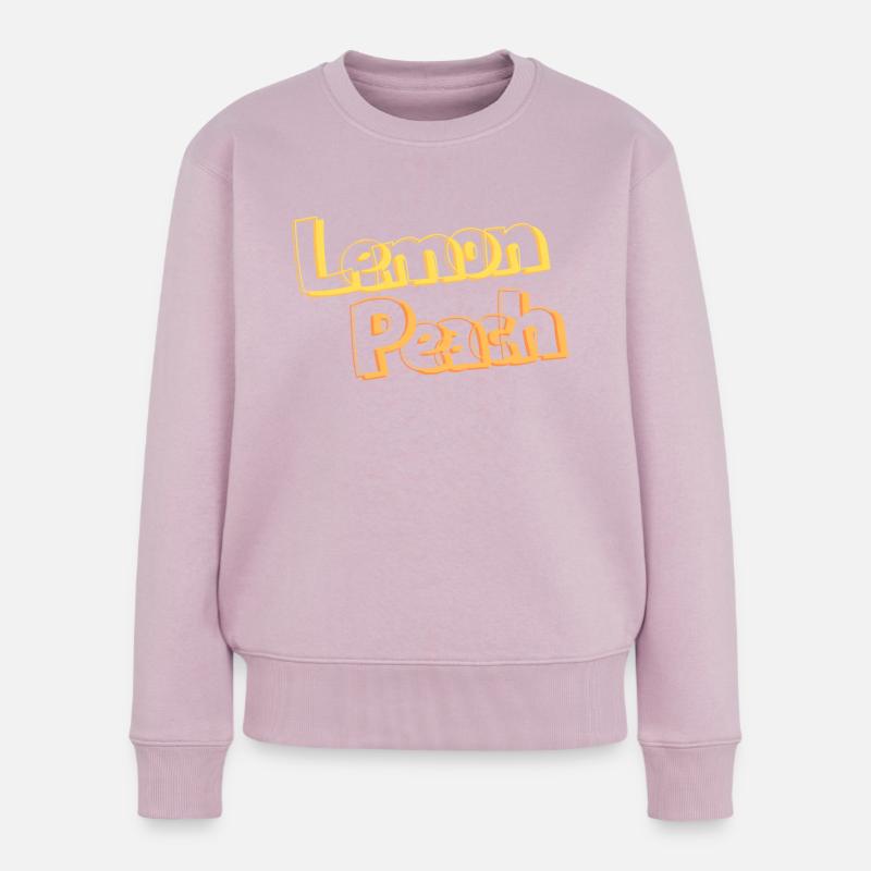 Lemon Peach - Frauen Premium Bio Pullover - Altrosa