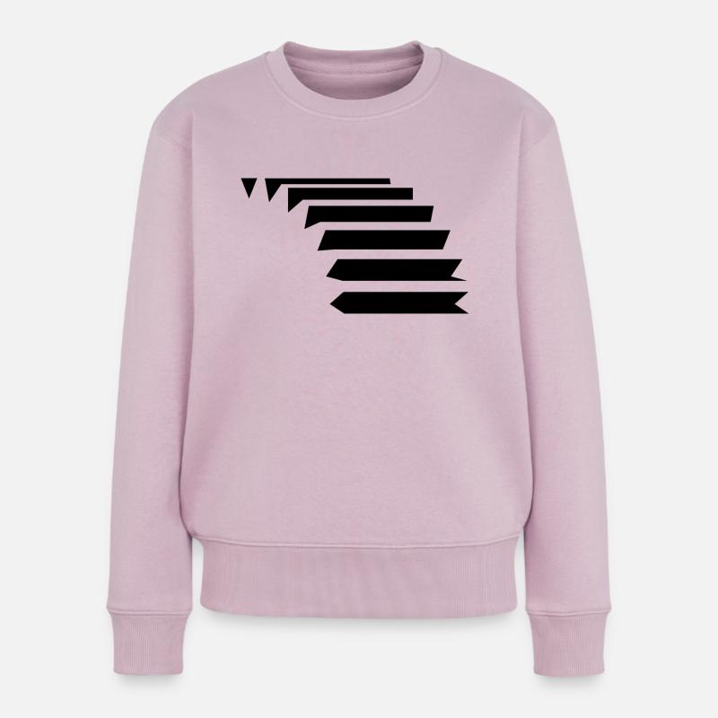 Ziel - Frauen Premium Bio Pullover - Altrosa