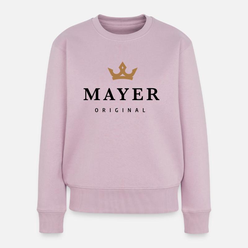 Mayer - Frauen Premium Bio Pullover - Altrosa