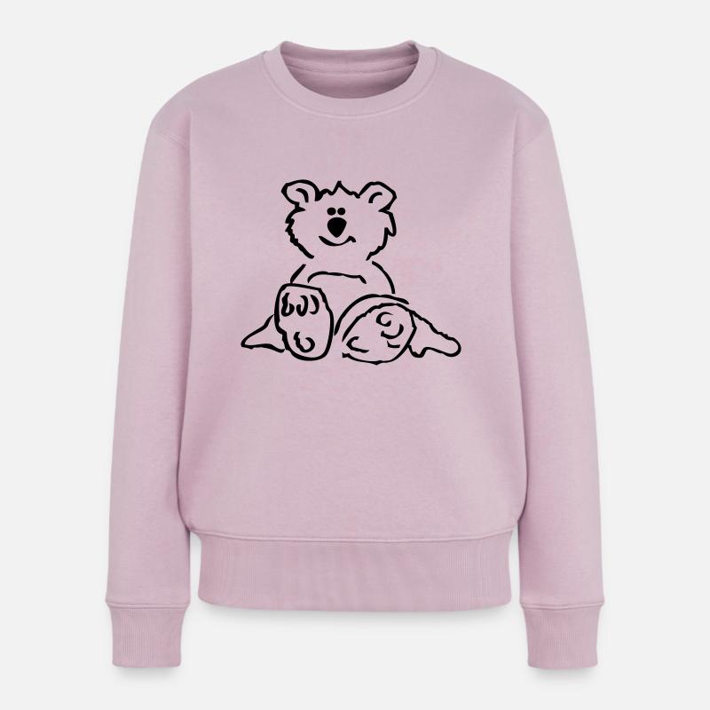Teddy ... de wicki_de - Pull Premium bio Femme - rose poudré