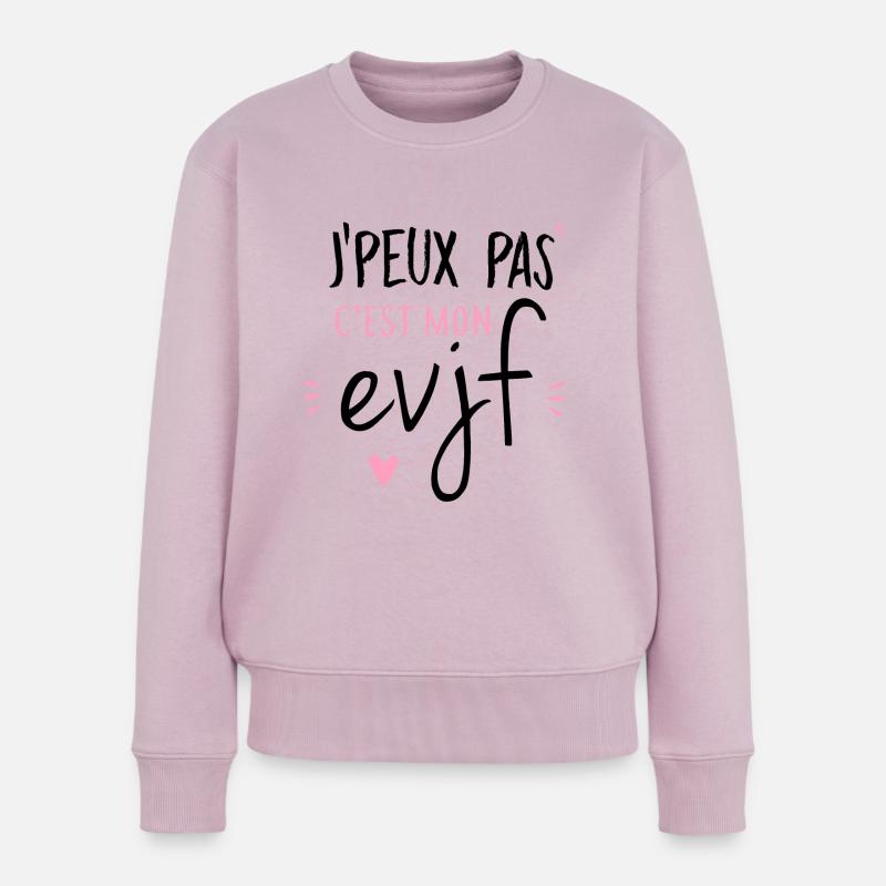 C'est mon EVJF - Pull Premium bio Femme - rose poudré