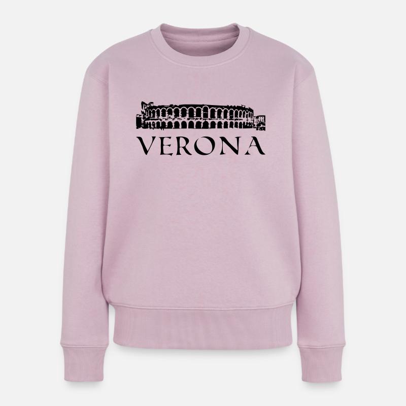 verona - Frauen Premium Bio Pullover - Altrosa