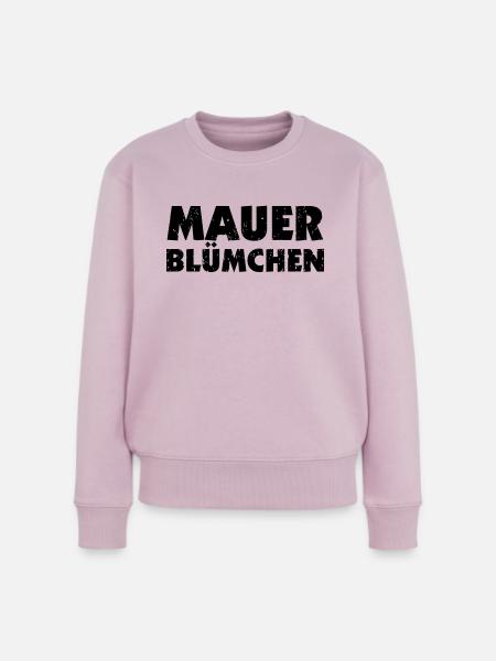 Mauerblümchen - Frauen Premium Bio Pullover - Altrosa